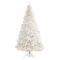 9ft. Pre-Lit White Artificial Christmas Tree, Clear LED Lights